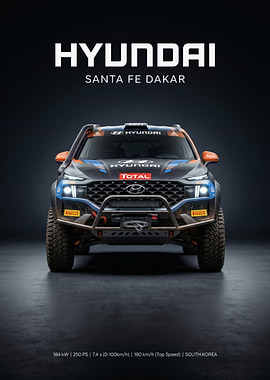 Hyundai Santa Fe Dakar Rally Car