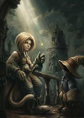 Vivi and Zidane from Final Fantasy IX
