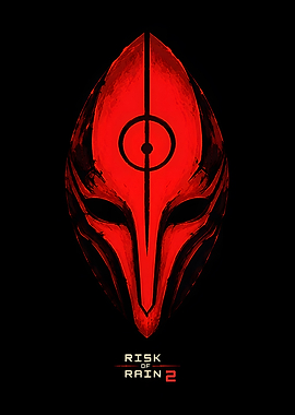 Risk of Rain 2 Mask and Logo