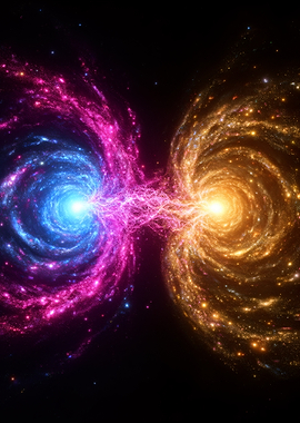 Cosmic Collision of Galaxies