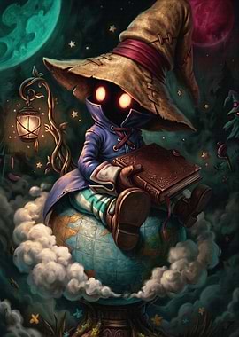 Vivi Ornitier on a Globe