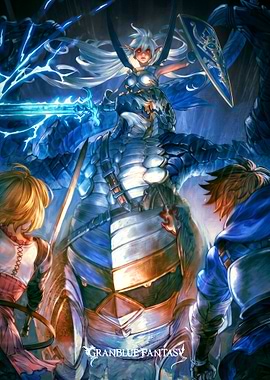 Granblue Fantasy Characters in Battle