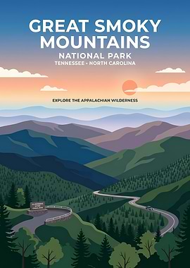 Great Smoky Mountains National Park Poster