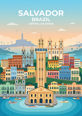 Salvador Brazil Cityscape