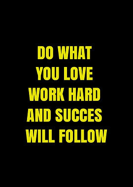Inspirational Quote on Black Background