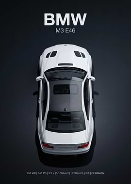 BMW M3 E46 Top View