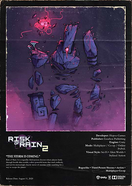 Risk of Rain 2 Game Poster