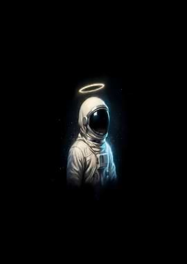 Astronaut with Halo