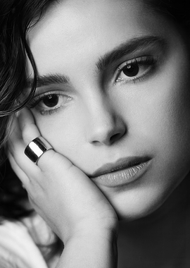 Close-up of a woman's face