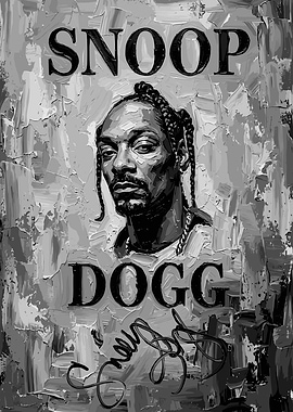 Snoop Dogg Portrait Painting