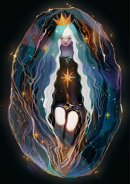 Cosmic Queen in Geode