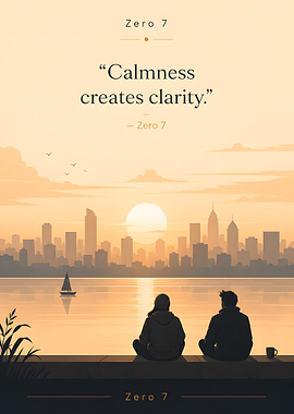 Calmness Creates Clarity Quote
