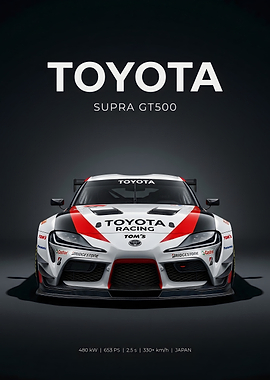 Toyota Supra GT500 Race Car