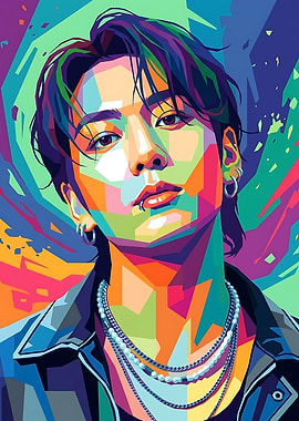 A Pop Art Portrait of Jungkook