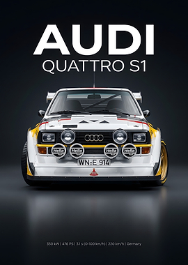 Audi Quattro S1 Rally Car