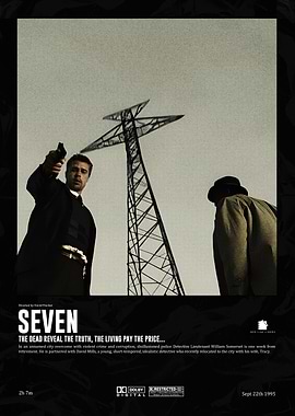 Seven : Transmission Tower Scene Movie Poster