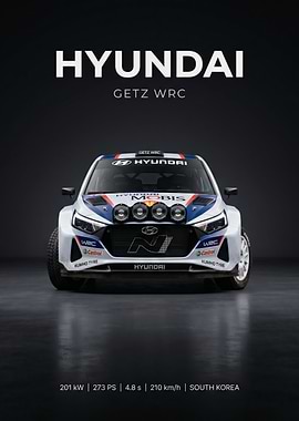 Hyundai Getz WRC Rally Car
