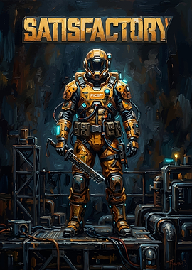 Satisfactory Game Poster