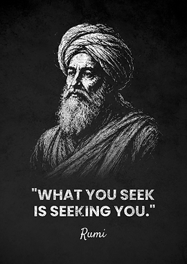 Rumi SEEK Quote Poster