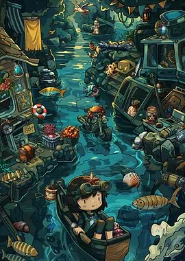 Steampunk River Adventure