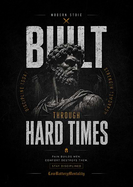 Modern Stoic Built Through Hard Times
