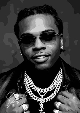 Gunna Portrait with Jewelry