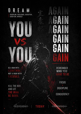 Samurai Motivational Poster