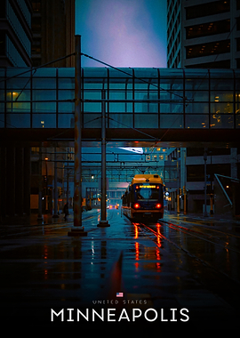 Minneapolis Cityscape at Dusk