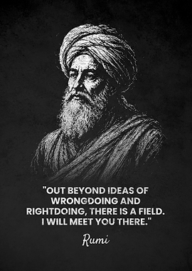 Rumi quote about a field