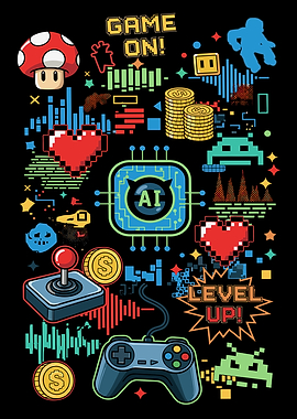 Retro Gaming and AI Art