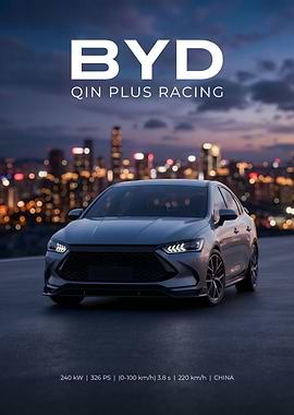 BYD Qin Plus Racing Car