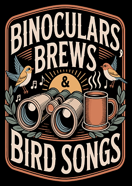 Binoculars Brews and Bird Songs