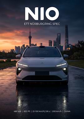 NIO ET7 Nürburgring Spec car