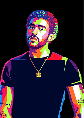 Bad Bunny WPAP Style