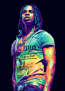 Polo G Pop Art Portrait