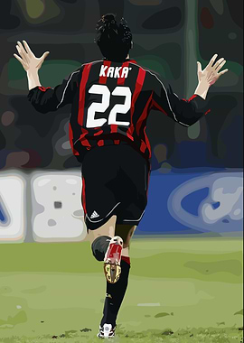 Kaka celebrating a goal