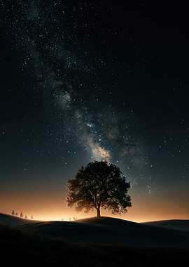 Tree Under the Milky Way
