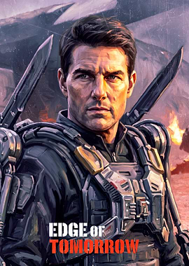 Tom Cruise in Edge of Tomorrow