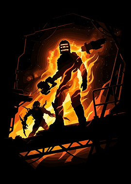 Isaac Clarke in Flames
