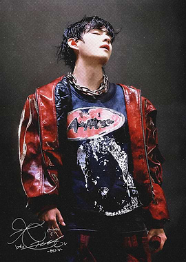 BTS V Kim tahyung Vintage art