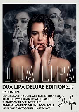 Dua Lipa Deluxe Edition Album Cover