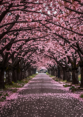 Cherry Blossom Tunnel