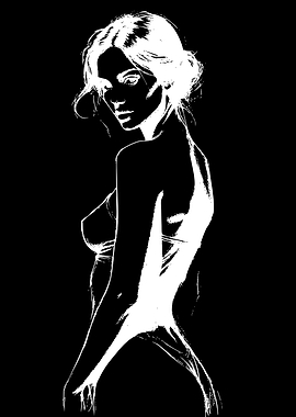 Stylized Portrait of a Woman