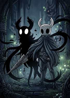 Hollow Knight and Shade