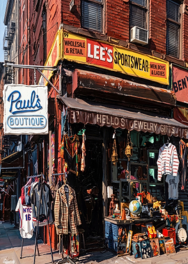 Beastie Boys Paul’s Boutique Album Cover Art Painting