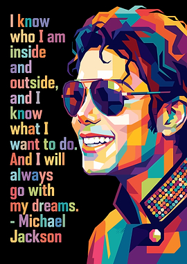 Michael Jackson Pop Art Portrait