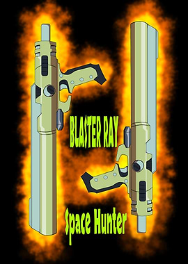 Blaster Ray Space Hunter Sci-Fi Weapons