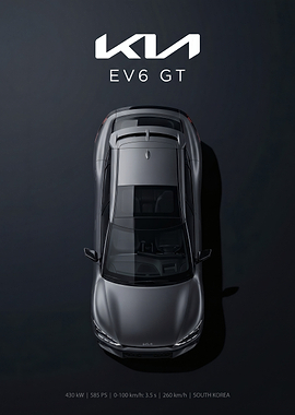 Kia EV6 GT Aerial View