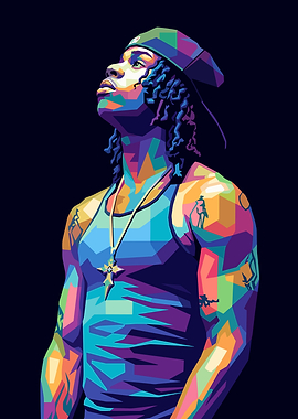 Colorful Portrait of a Rema