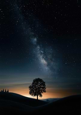 Tree Under the Milky Way